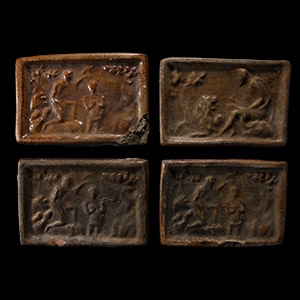 Post Medieval Biblical Ceramic Tile Group
