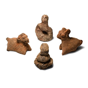 Chinese Han Ceramic Animal Figure Group