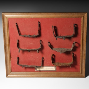 Medieval Early Iron Ice Crampon Collection