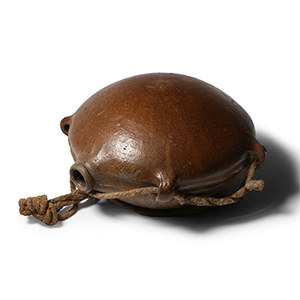 Post Medieval Glazed Ceramic Flask
