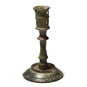 Medieval Bronze Candlestick