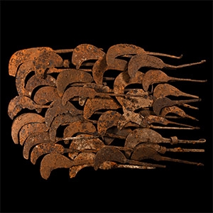 Medieval Iron Scythe Group