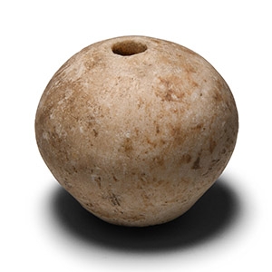 Western Asiatic White Stone Macehead
