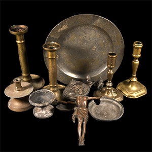 Medieval Brass and Pewter Group