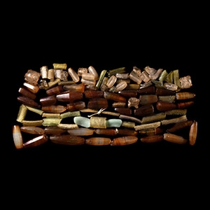 Medieval Agate and Other Bead Group