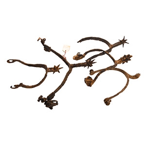 Medieval Iron Rowel Spur Collection