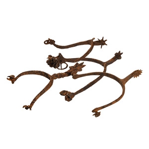 Medieval Iron Rowel Spur Collection
