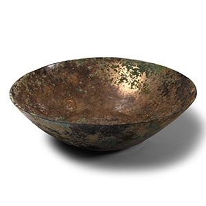 Medieval Period Tinned Bronze Bowl