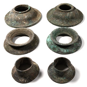 Roman Bronze Chariot Wheel Hub Group