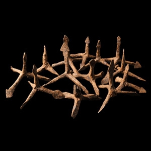Medieval Iron Caltrop Group