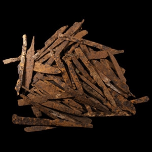 Medieval Iron Knife Blade Group