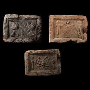Elizabethan Period Ceramic Fire Brick Group