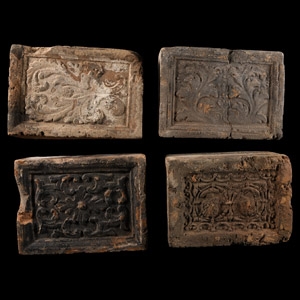 Elizabethan Period Ceramic Fire Brick Group