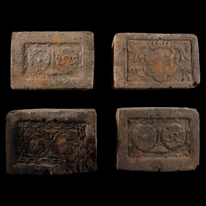 Elizabethan Period Ceramic Fire Brick Group