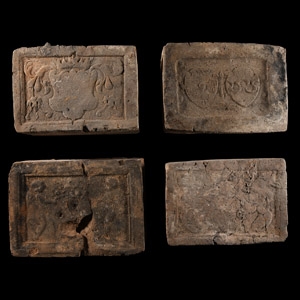 Elizabethan Period Ceramic Fire Brick Group