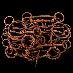 Medieval Iron Horse Bit Group