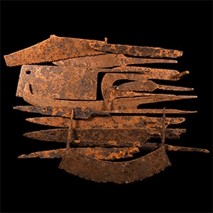 Medieval Iron Knife Blade Group