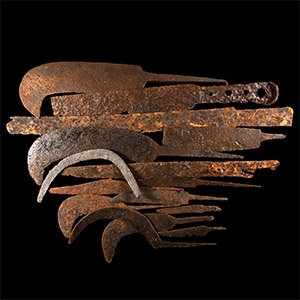 Medieval Iron Knife Blade Group