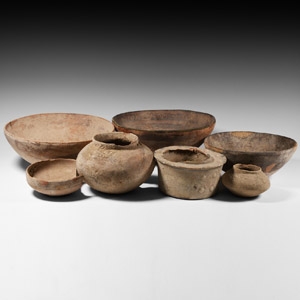 Medieval Glazed Pottery Group