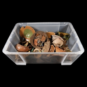 Medieval Glazed Pottery Fragment Group