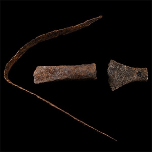 Iron Age Celtic Sacrificed Sword and Axehead Group