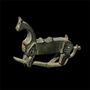 Western Asiatic Bronze Horse Padlock