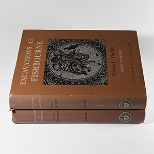 Archaeological Books - Cunliffe - Excavations at Fishbourne Set [2]