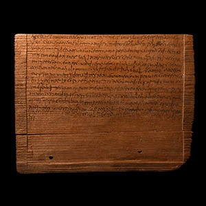 Inked Wooden Will of Pomponius Maximinianus Tablet