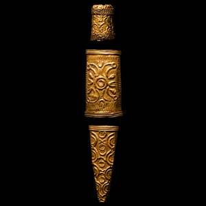 Indian Gold Dagger Scabbard Suite