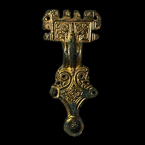 The Oving Anglo-Saxon Gilt Bronze Great Square-Headed Brooch