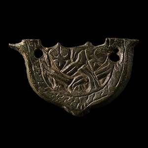 Viking Age Bronze Jellinge Sword Scabbard Chape