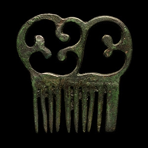 Viking Age Bronze Comb