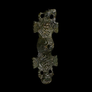 Viking Age Bronze Equal-Arm Brooch