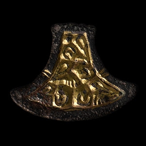 Anglo-Saxon Gilt Bronze Horse Harness Mount