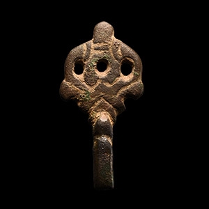 Viking Bronze Lyre Tuning Key Handle