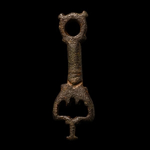 Viking Bronze Casket Key