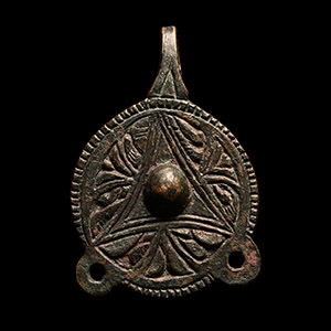 Anglo-Saxon Bronze Clothes Fastener