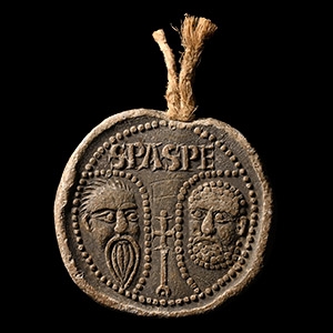 Medieval Lead Papal Bulla Seal of Pope Alexander IV