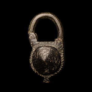 Medieval Bronze Casket Padlock