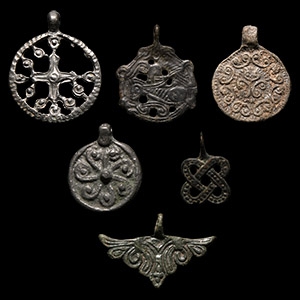 Viking Age Bronze Pendant Collection