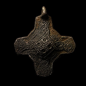 Viking Silver Cross Pendant