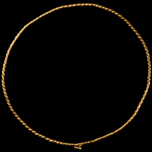 Viking Age Twisted Gold Torc
