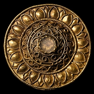 Gold Turretted Brooch