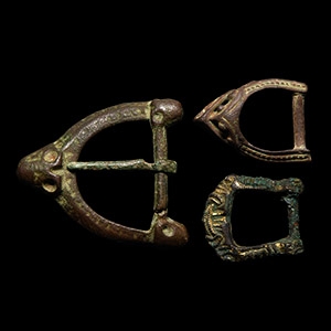 Viking Age Bronze Zoomorphic Buckle Collection