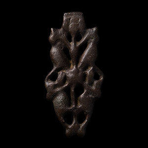 Viking Age Bronze Zoomorphic Mount