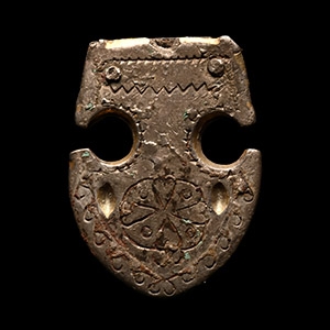 Roman Silver-Gilt Strap End
