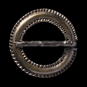 Medieval Silver Annular Brooch