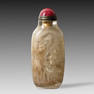 Chinese Crystal Carved Snuff Bottle