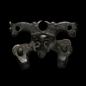 Viking Age Bronze Facing Mask Strap Fitting