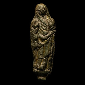 Tudor Period Bronze Figural Mount